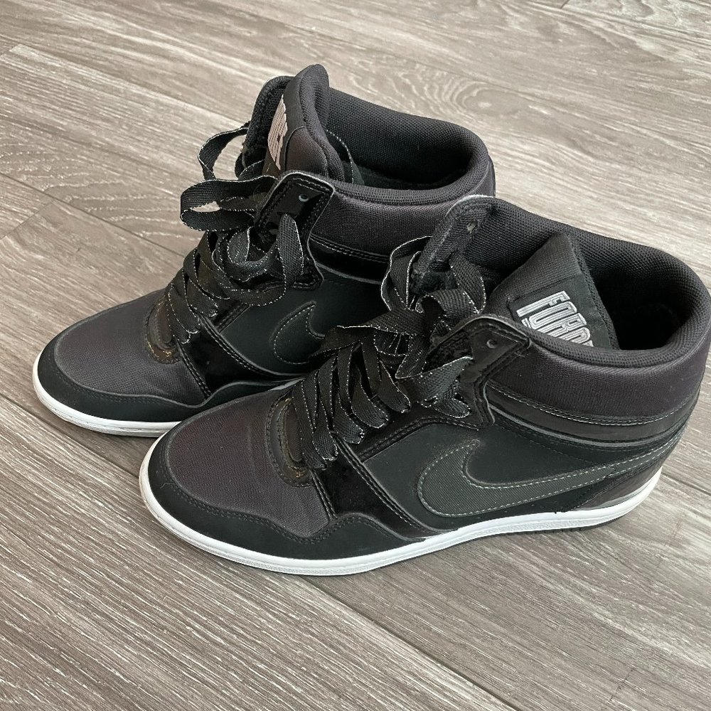 Nike Air Force Sky High Top Hidden Wedge Women's Sneakers/Shoes